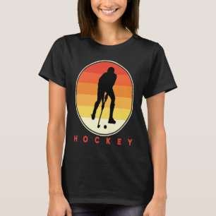 T-shirt Hockey Drôle Hockey Amateur De Frisbee Rétro Vinta