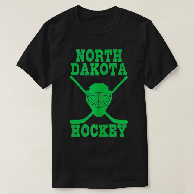 T-shirt Hockey du Dakota du Nord (Design devant)