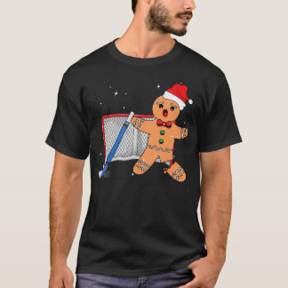 T-shirt Hockey Goalie Gingerbread Goalkeeper Funny Christm