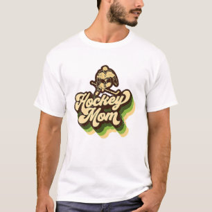 T-shirt Hockey Maman S Pour Femmes Fête des Mères Maman Vi