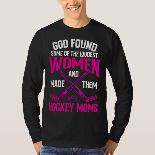 T-shirt Hockey Mom Motherhood Best Mama Ever Hockey Season (Devant)