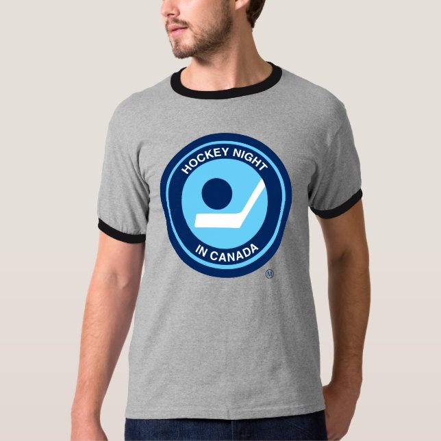 T-shirt Hockey Night Retro (Devant)