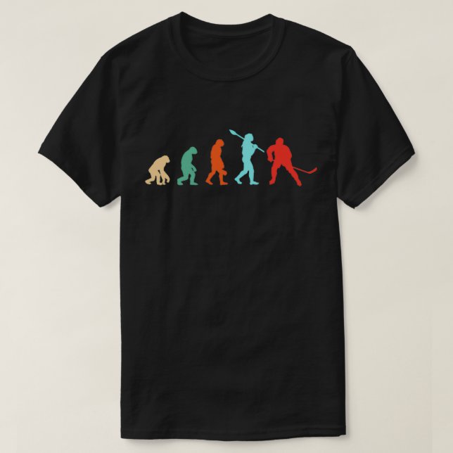 T-shirt Hockey Player Evolution (Design devant)