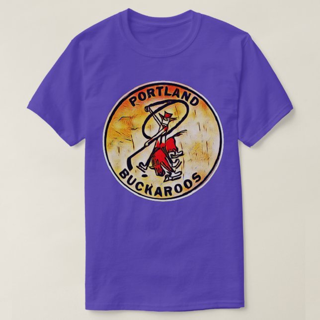 T-shirt Hockey Portland Buckaroos (Design devant)