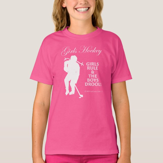 T-shirt Hockey pour filles (Devant)