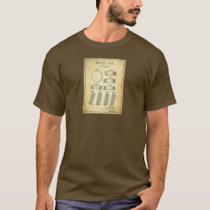 T-shirt HOCKEY PUCK'er ! Dessin de brevet pour un galet