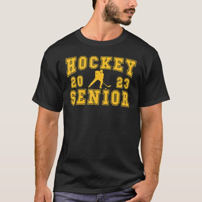 T-shirt Hockey Senior Night Hockey Senior 2023 Graduation  (Devant)