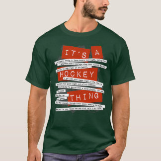 T-shirt Hockey Slang paroles et citations de hockey amusan