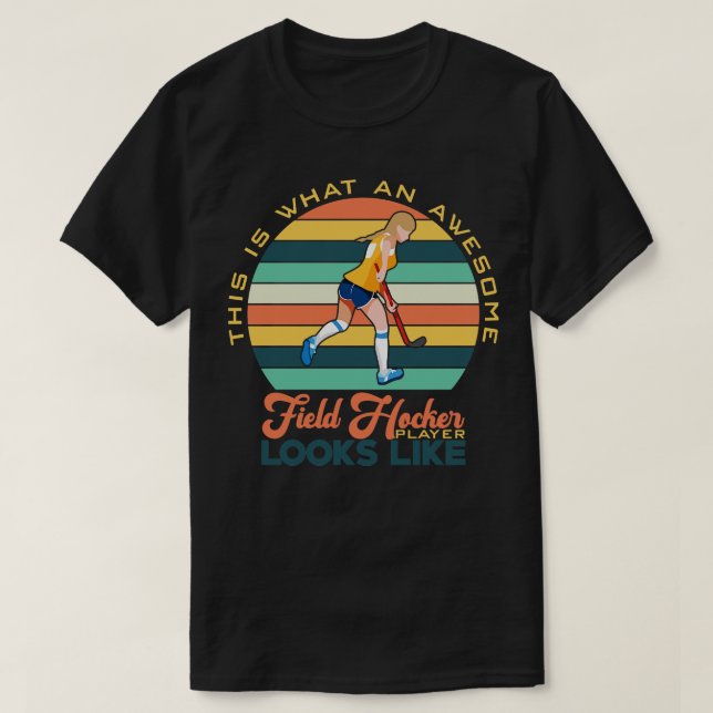 T-shirt Hockey sur gazon (Design devant)