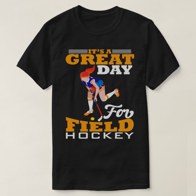 T-shirt Hockey sur gazon 4 (Design devant)