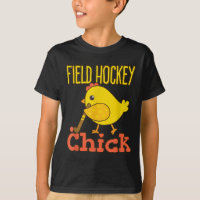 Hockey sur gazon Chick - Femme Mignonne Joueuse de