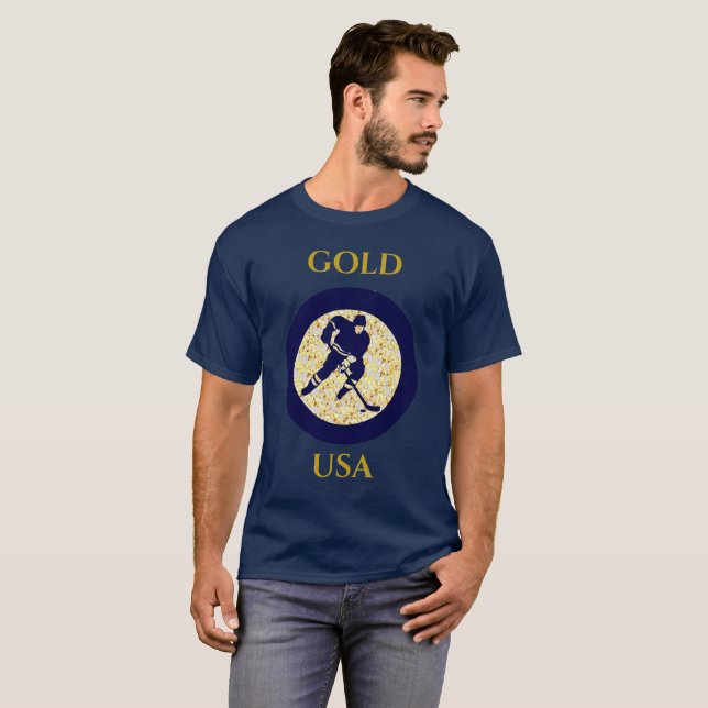 T-SHIRT HOCKEY SUR GLACE  (Devant entier)