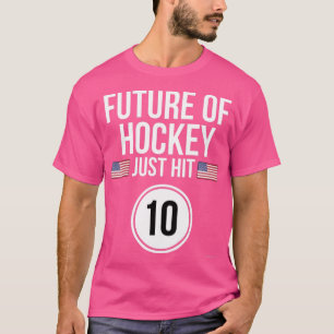 T-shirt Hockey sur glace 10e anniversaire 10 ans anniversa