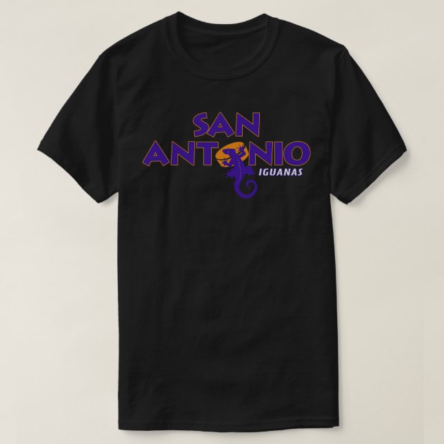 T-shirt Hockey sur glace 1994 de San Antonio Iguanas (Design devant)