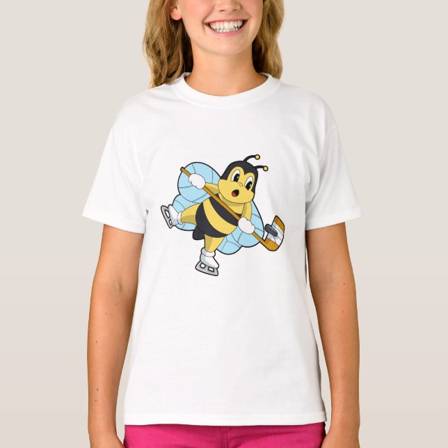 T-shirt Hockey sur glace Bee Hockey sur glace (Devant)