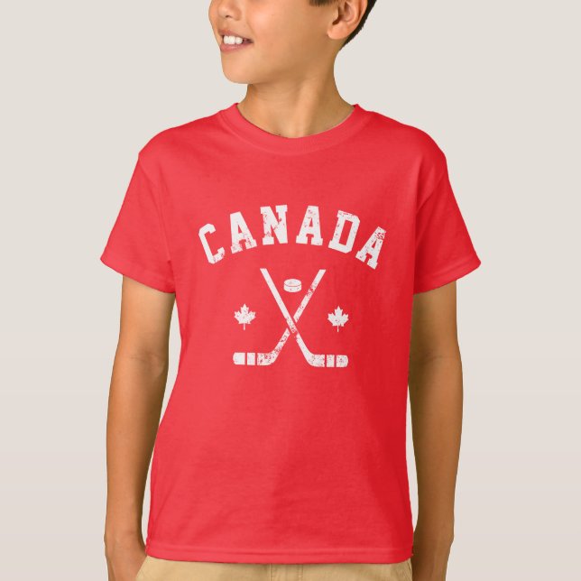 T-Shirt Hockey sur Glace Canada (Devant)