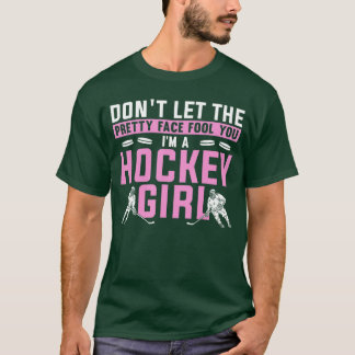T-shirt Hockey sur glace cool pour femmes Joueuse de hocke
