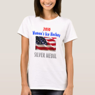 T-shirt Hockey sur glace de 2010 femmes des Etats-Unis -