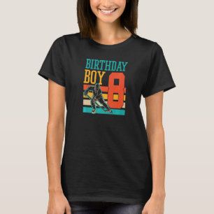 T-shirt Hockey sur glace de 8 ans thème 8e anniversaire fê