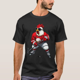 T-shirt Hockey sur glace de poulet