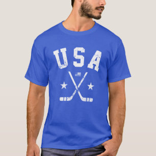 T-shirt Hockey sur glace des États-Unis