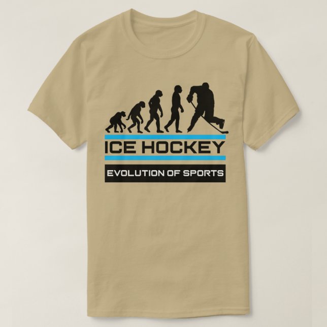T-shirt Hockey sur glace Évolution du sport (Design devant)