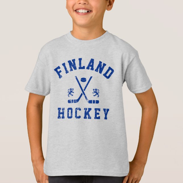 T-Shirt Hockey sur Glace Finlande (Devant)