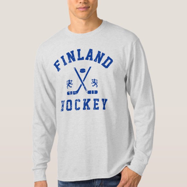 T-Shirt Hockey sur Glace Finlande (Devant)
