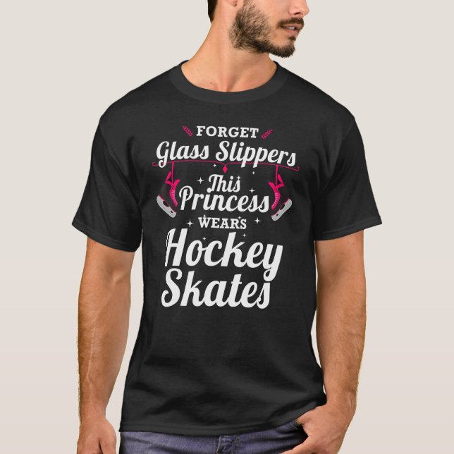 T-shirt Hockey sur glace Oubliez les Chaussures en verre S (Devant)