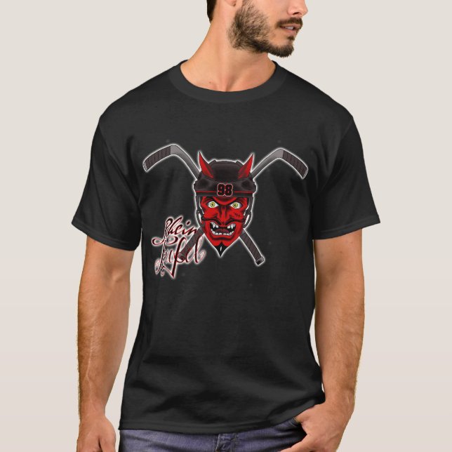 T-shirt Hockey sur glace Rhin-diable (Devant)