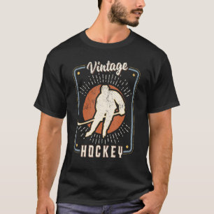 T-shirt Hockey sur glace Vintage Retro Classic Sport Love
