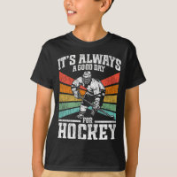 Hockey sur glace Vintage Retro Une Bonne Journée P