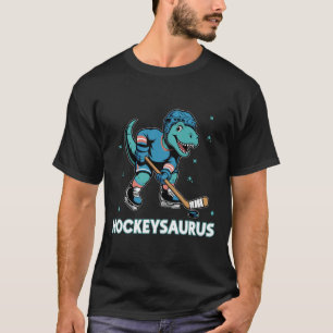 T-shirt Hockeysaurus Dinosaure Drôle Trex Hockey Enfants H