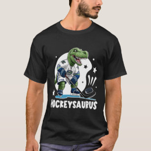 T-shirt Hockeysaurus Drôle Dinosaure Hockey Enfants Hockey