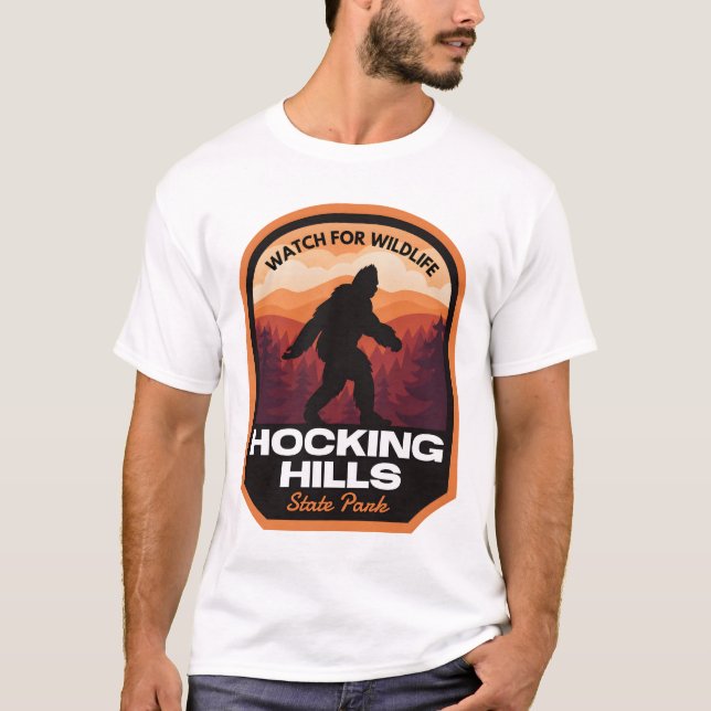 T-shirt Hocking Hills State Park Bigfoot (Devant)