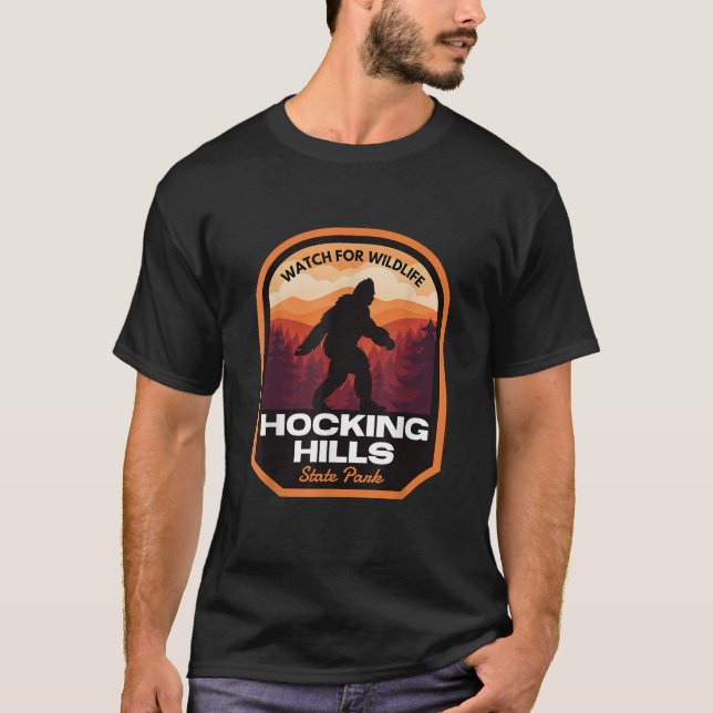 T-shirt Hocking Hills State Park Bigfoot (Devant)