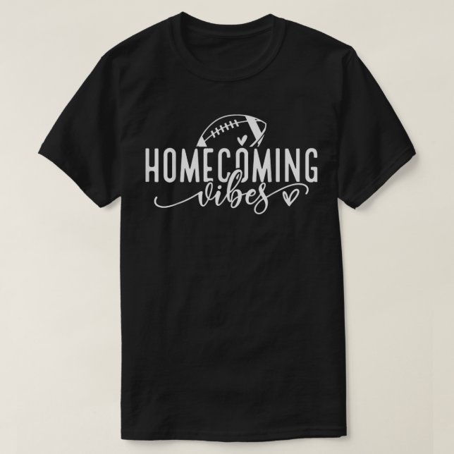 T-shirt Hoco 2022 Homecoming Vibes Football Jour Schoo (Design devant)