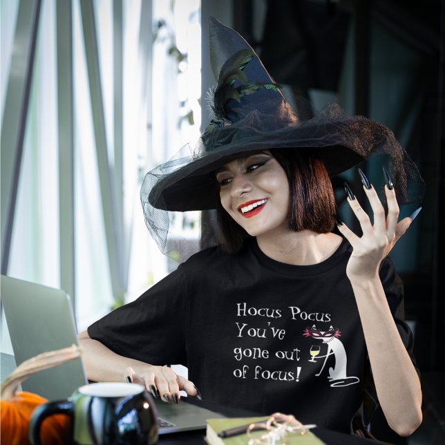 T-shirt Hocus Pocus Hors sujet Citation de vin Halloween (Créateur téléchargé)
