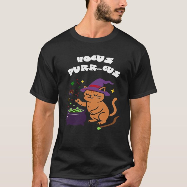 T-shirt Hocus Purrcus (Devant)
