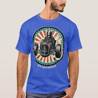 T-shirt Hod Rod Racing Comic Book Style