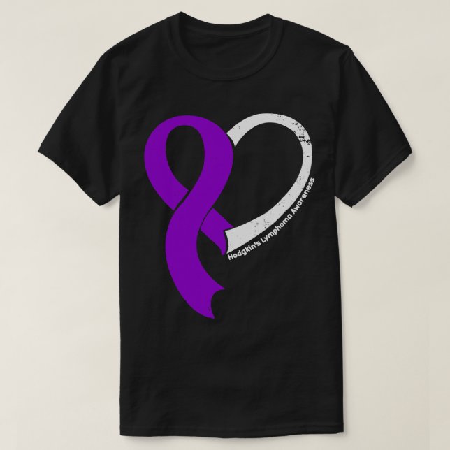 T-shirt Hodgkins Lymphoma Sensibilisation Espoir Amour Coe (Design devant)