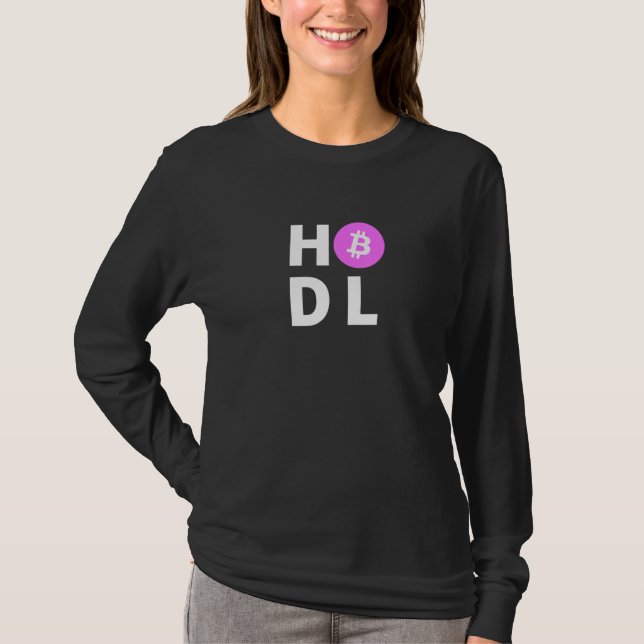 T-shirt Hodl Bitcoin Cryptocurrency Eth Defi Btc Blockchai (Devant)