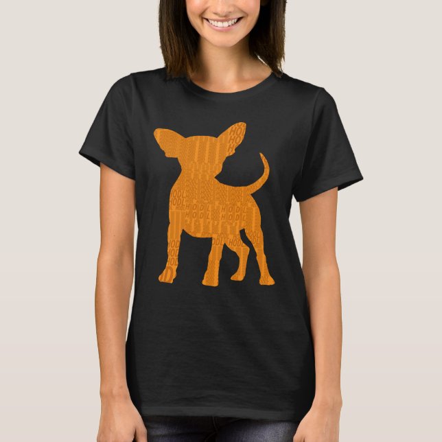 T-shirt Hodl Chihuahua (Devant)