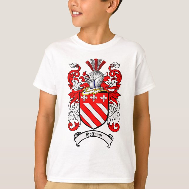 T-SHIRT HOFFMAN FAMILLE CREST - HOFFMAN COAT OF ARMS (Devant)