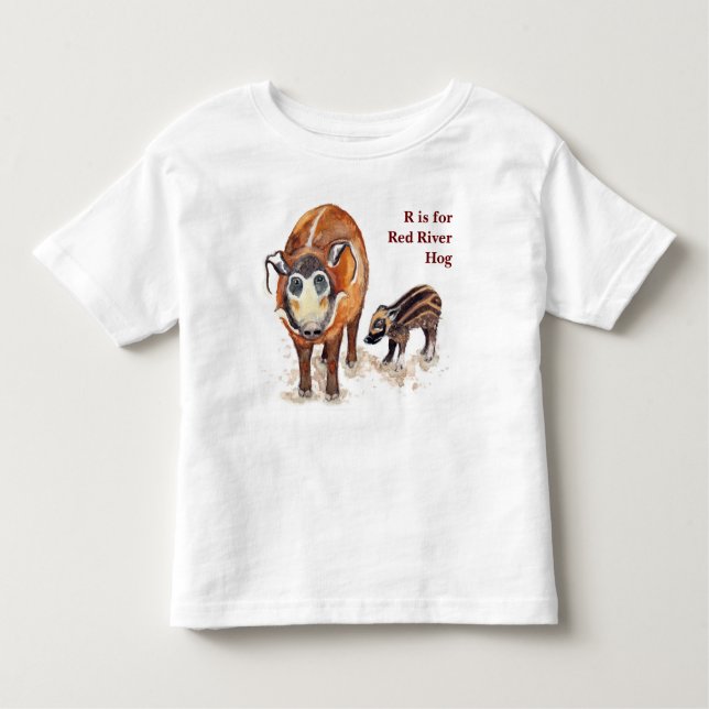 T-shirt Hog de la rivière Rouge pour bébés et enfa (Devant)