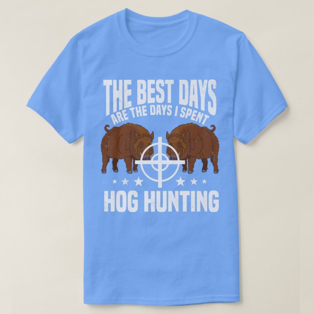 T-shirt Hog Huntin Boar Pig Huntsman Premium (Design devant)