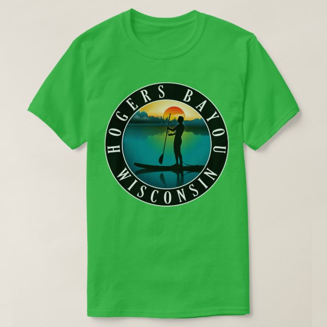 T-shirt Hogers Wisconsin Paddleboard (Design devant)