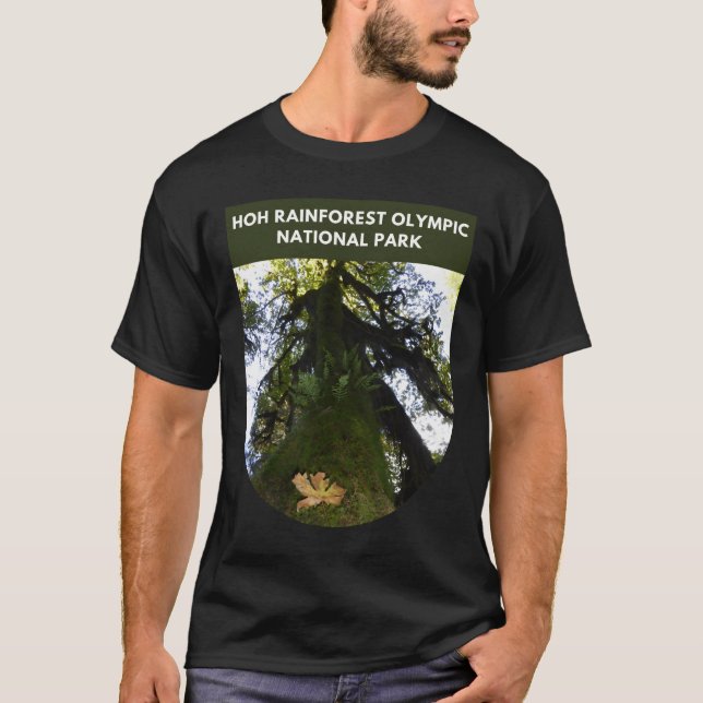 T-shirt Hoh Rainforest Olympic Park - Washington (Devant)