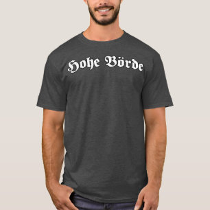 T-shirt Hohe Brde écrit avec une police gothique