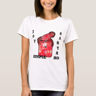 T-shirt HoHoHo ! Ho Ho Ho ! Santa Claus HatPersonnaliser l